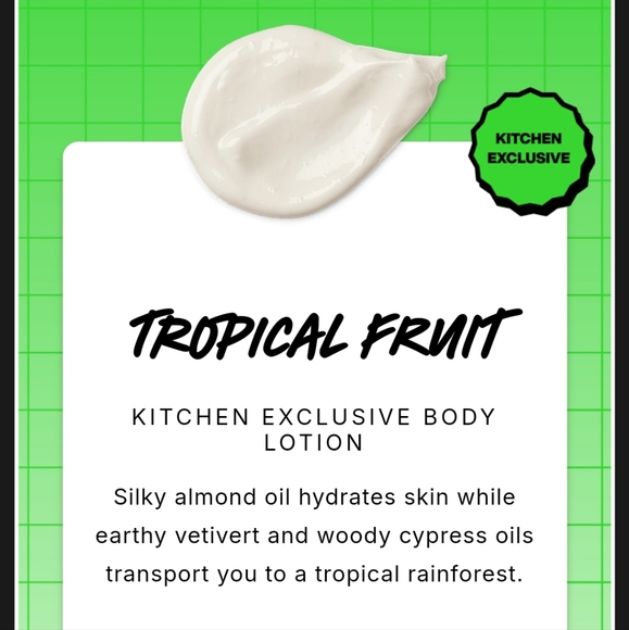Lush tropical fruit body lotion - Picture 4 of 4